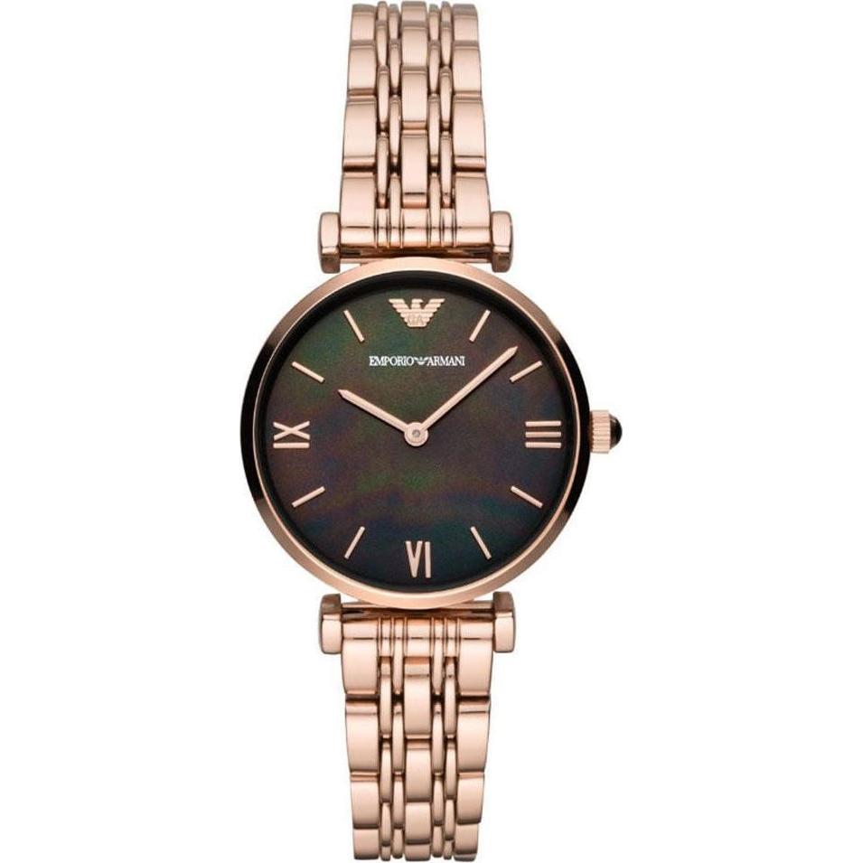 Emporio Armani AR11145 Ladies Watch Rose Gold Stainless Steel Case